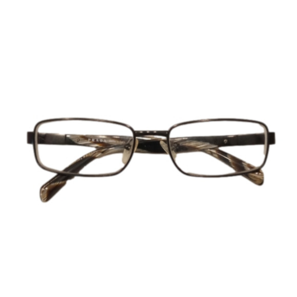 Prada Signature Logo Black Eyeglasses Eye Glasses 52 17 135 - Picture 1 of 7